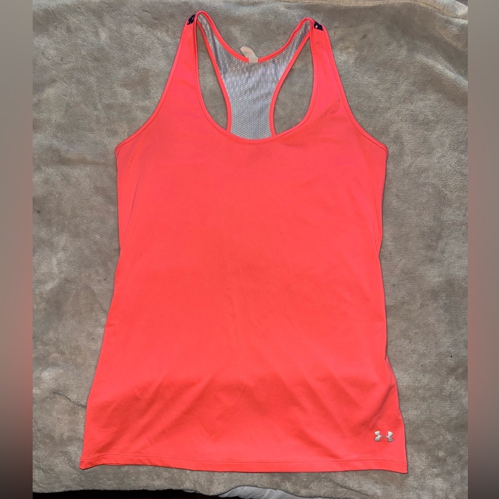 Under Armour HeatGear Vibrant Tank Top | Pink | Good Pre-owned | Size Small